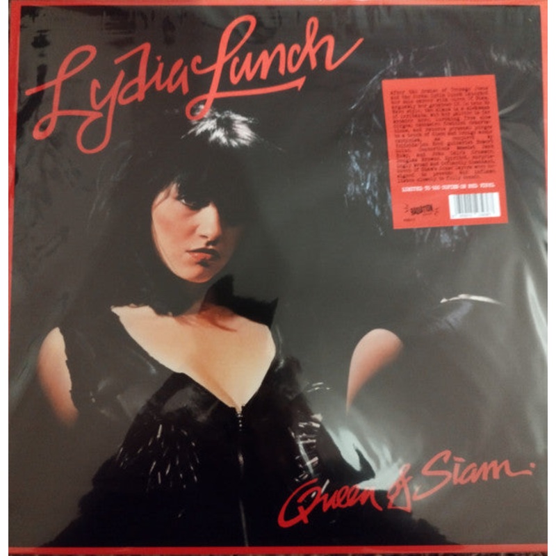 Lydia Lunch  Queen Of Siam Red Color Vinyl LP Record