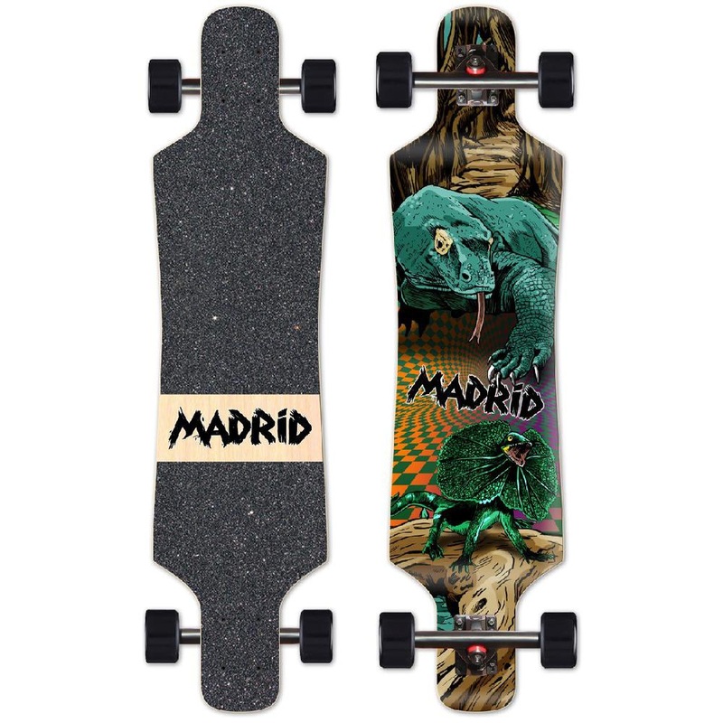 Madrid Spade Komodo 39″ Top Mount Longboard Complete