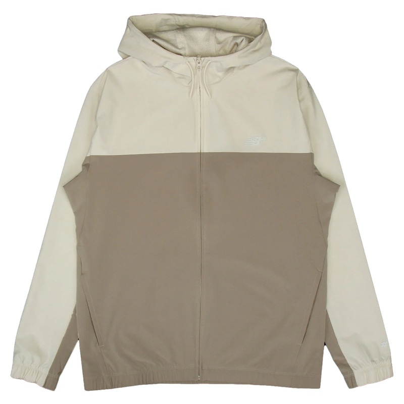 New Balance Numeric Full Zip Woven Arid Stone Jacket Arid Stone Medium