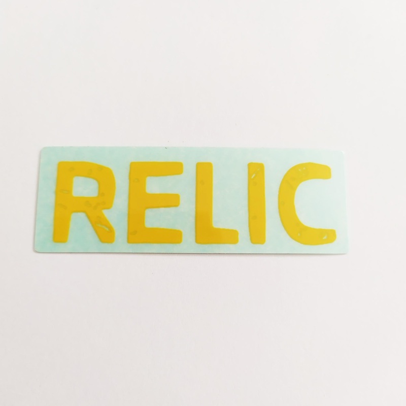 Relic BMX Sticker – Orange