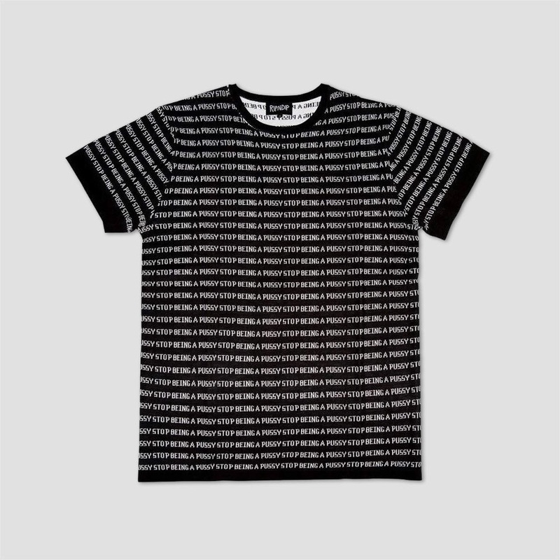 RIPNDIP S.B.A.P Lines Jacquard Knit Tee Black Small