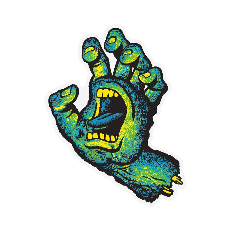 Santa Cruz Skateboards “Street Creep Hand” Sticker