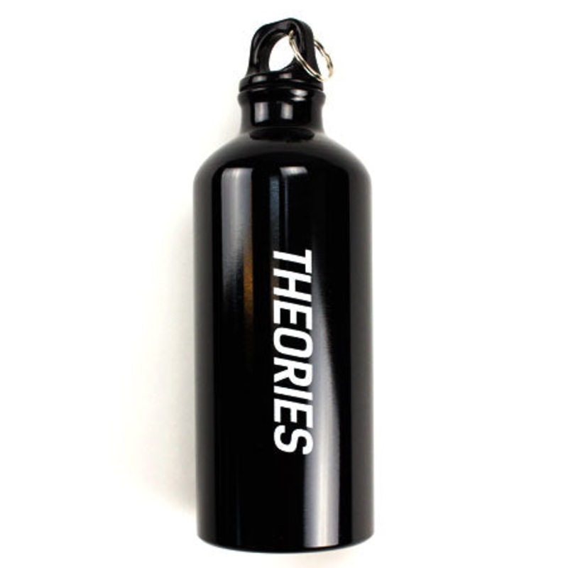Theories Stamp 20oz Aluminum Water Bottle Black 20oz