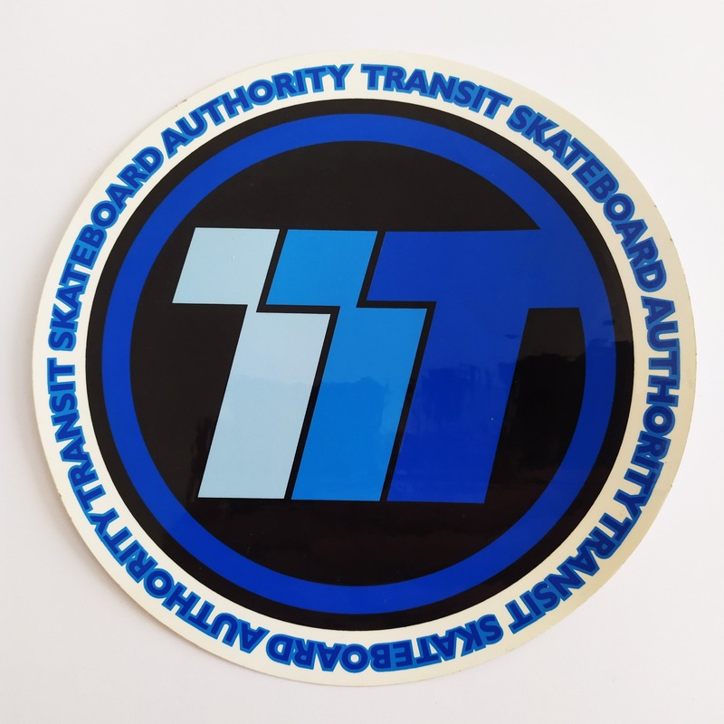 Transit Skateboard Authority Sticker