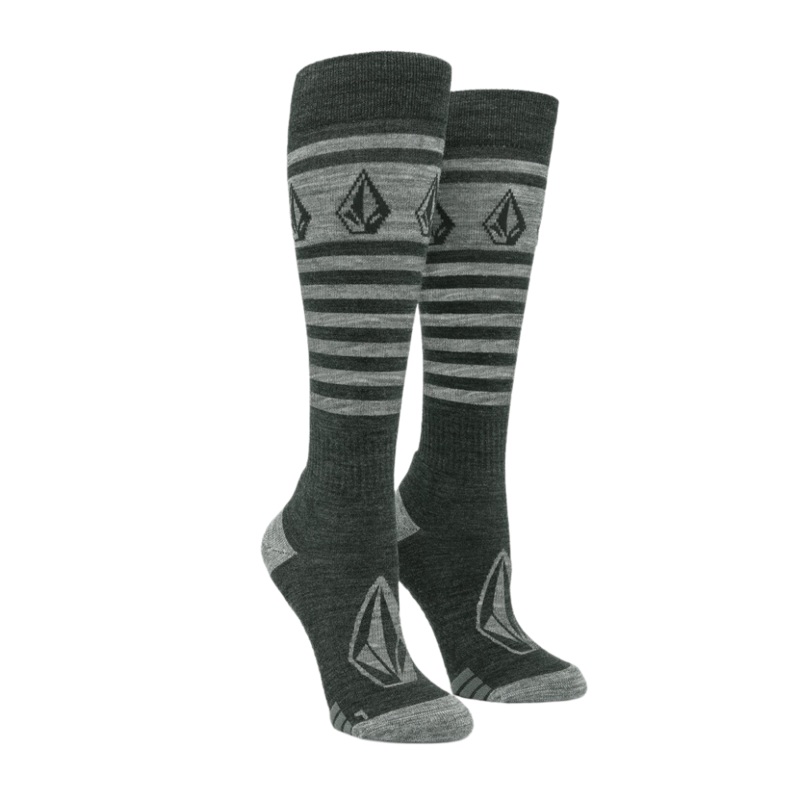 Volcom Women’s Striker Wool Blend OTC Sock Black SM