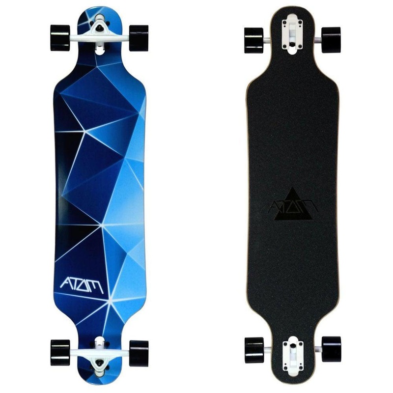 Atom Blue Geo Drop Through 40″ Longboard Complete