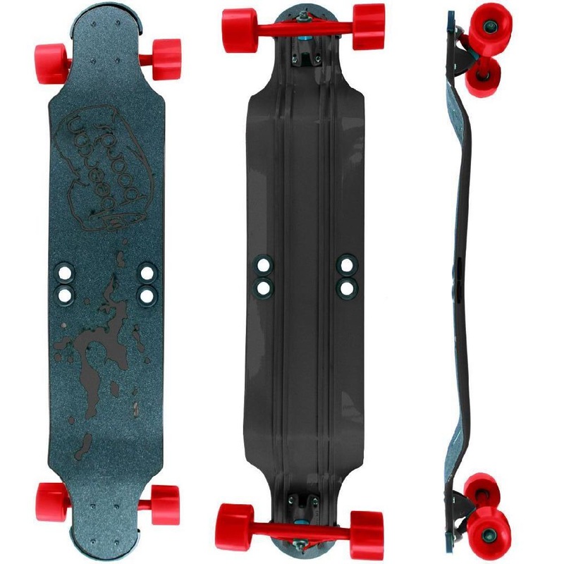 Beercan Black 38″ Root Beer Drop Down Longboard Complete