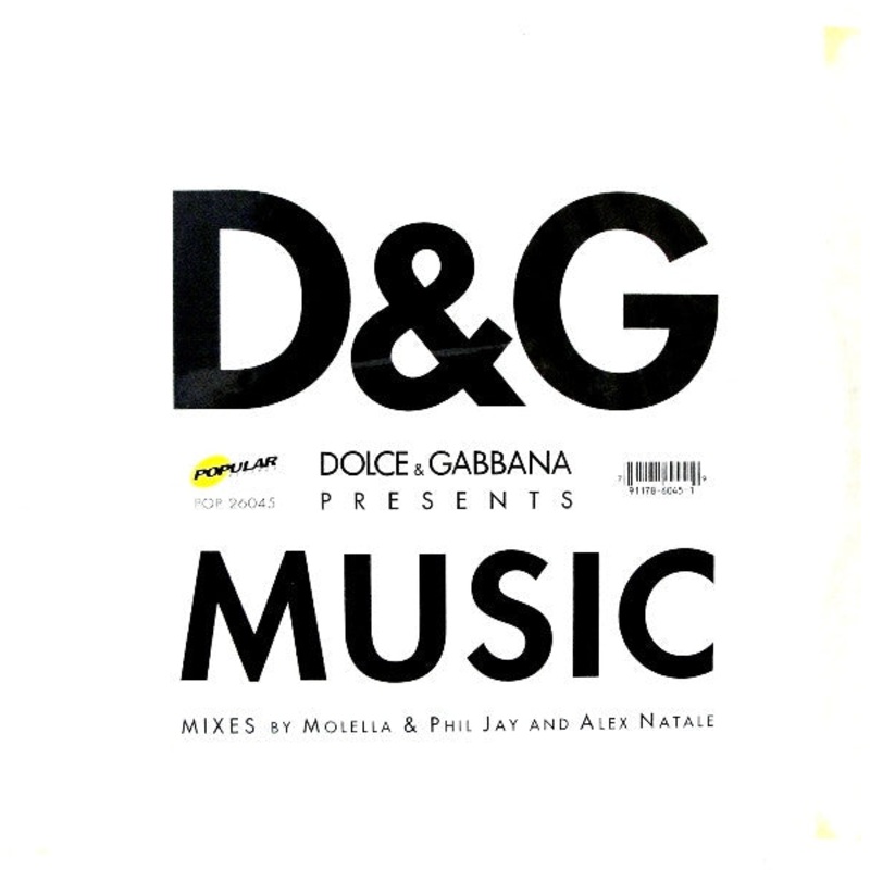 Dolce & Gabbana  Music Vinyl LP Record