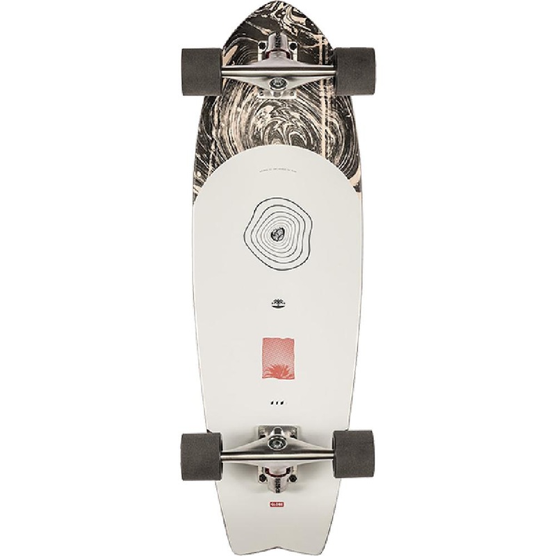 Globe Sun City Lete On Shore/Blackball 30″ Cruiser Kicktail Longboard Complete