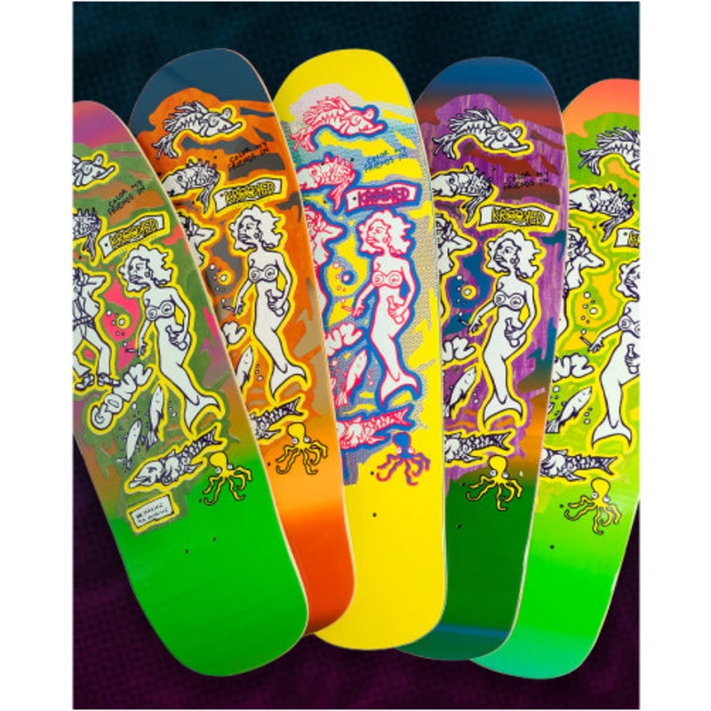 Krooked Gonz Color My Friends SSD Blind Bag Deck 9.85″ 9.85″