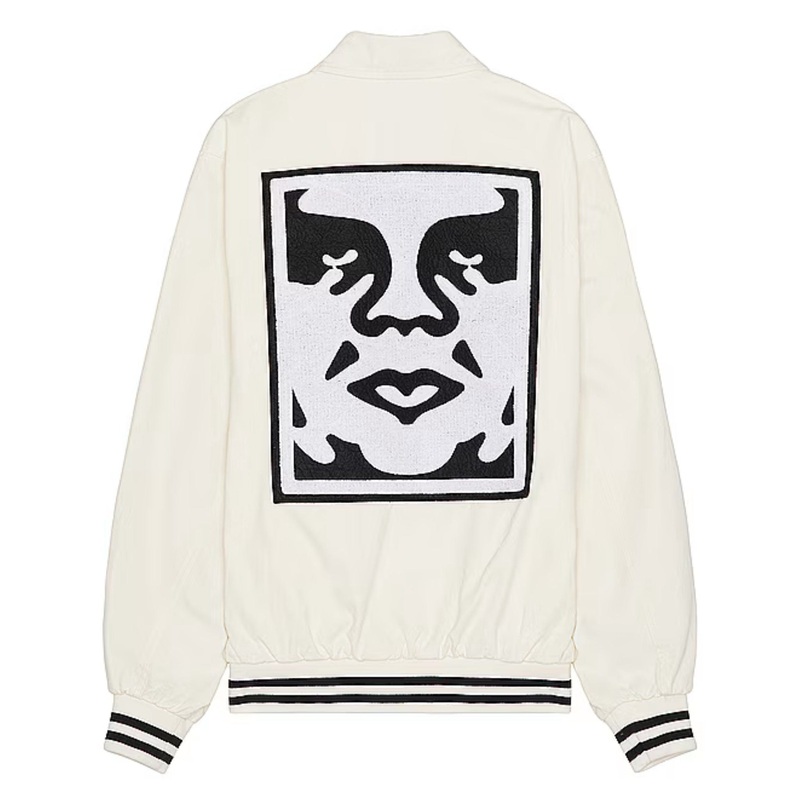 OBEY ICON VARSITY JACKET M
