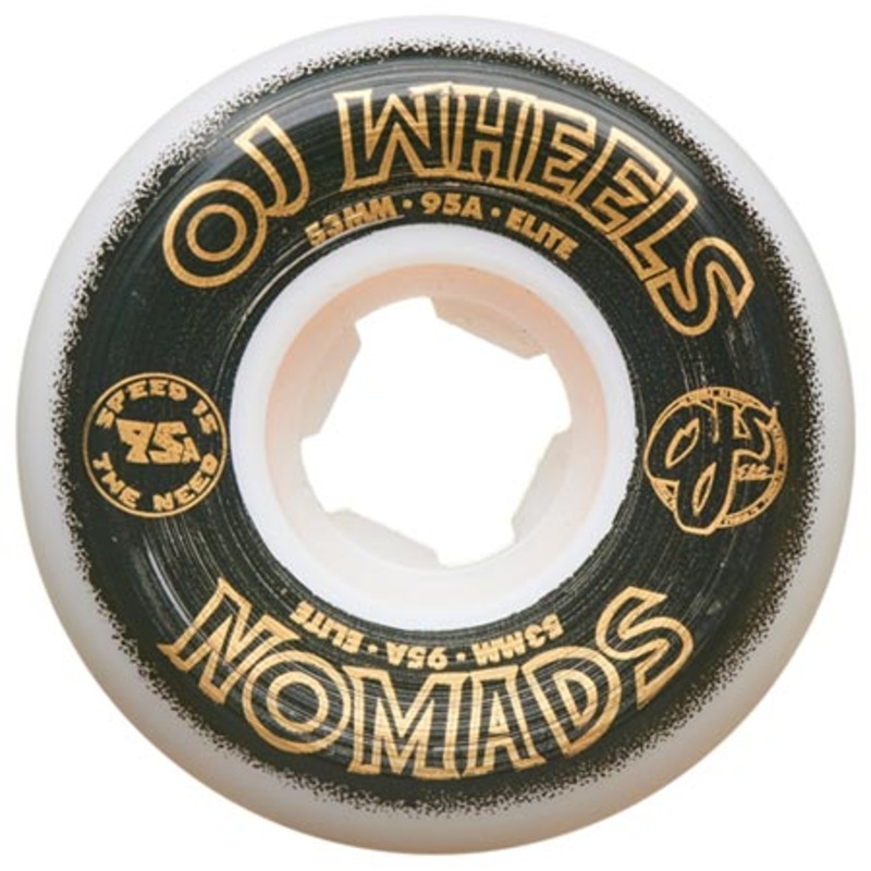 OJ 3 Elite Nomads 95a Wheels White 53mm