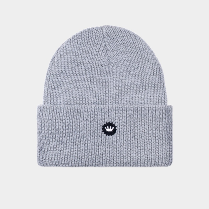 Prime Delux – Icon 2 ’90s Fold-Up Beanie – Dove Grey