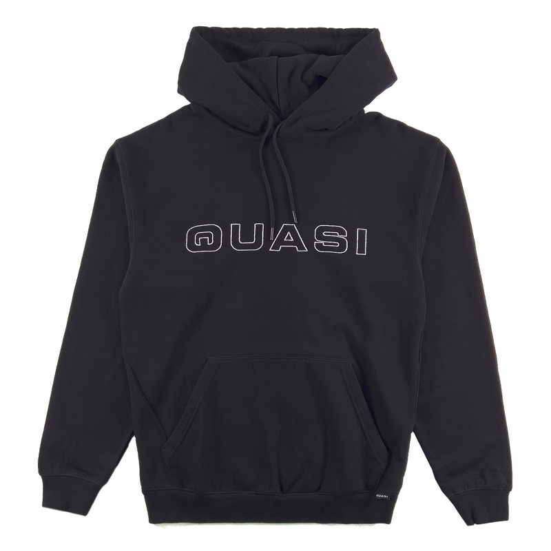 Quasi Euroline Hooded Sweat – Black S