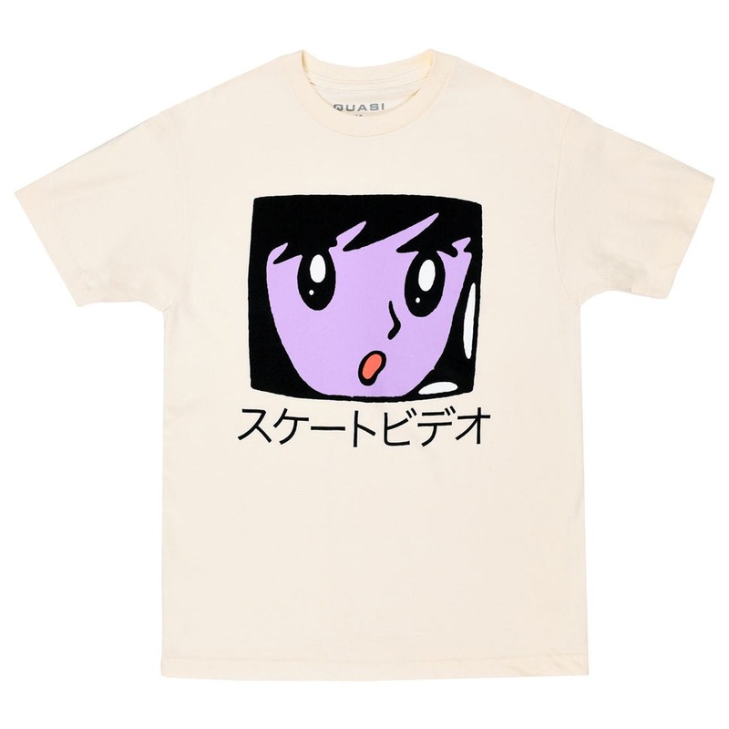 Quasi Video T Shirt Cream Small
