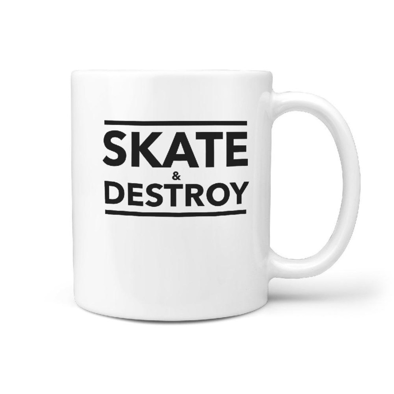 Skate & Destroy – Coffee Mug Gift for Skateboarder