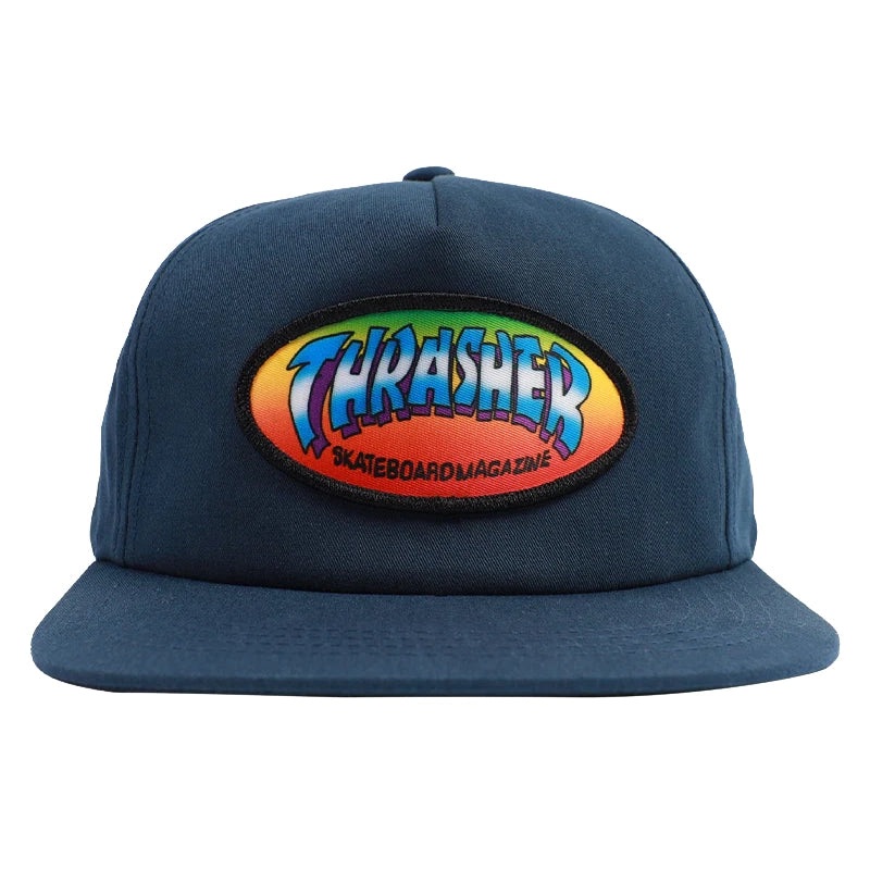Thrasher Ninety-Five by Spanky Snapback Hat Navy