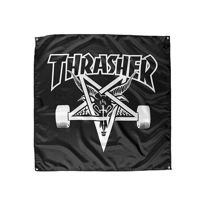 Thrasher Skategoat Banner – ( Black )