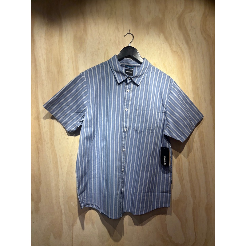 BALES SS BUTTON UP – STONEBLUE M