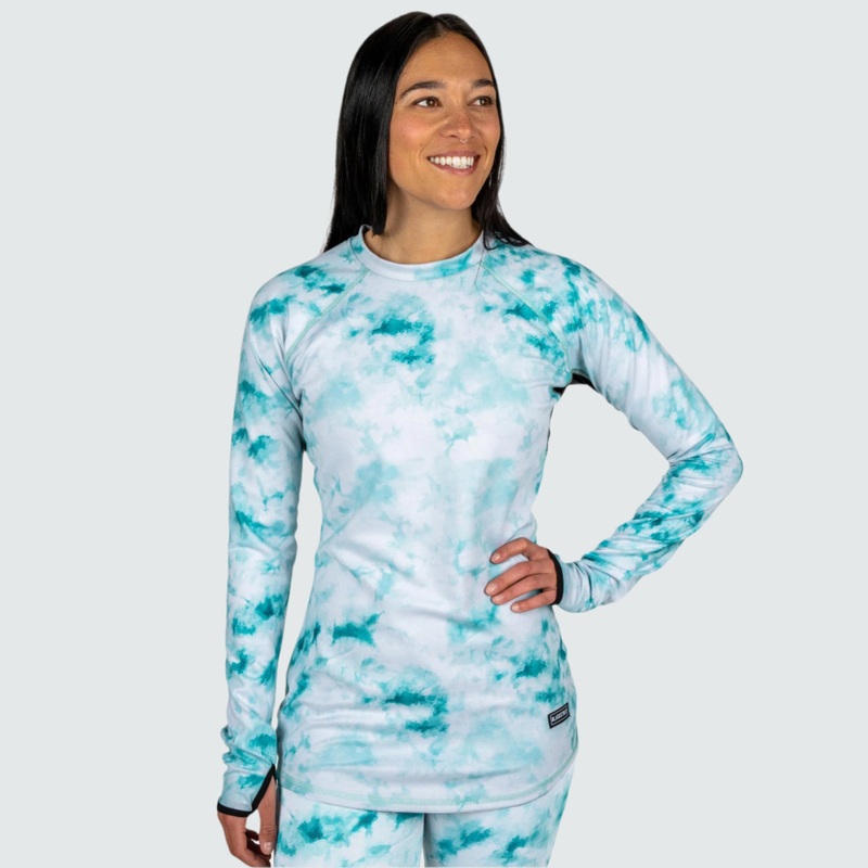 Blackstrap Cloudchaser Base Layer Crewneck 2025 X-Small Overcast Teal