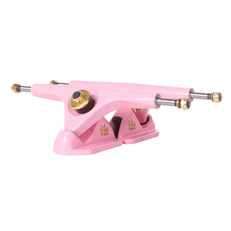 Free Soul Cotton Candy Gold Longboard RKP 180mm Trucks – set of 2