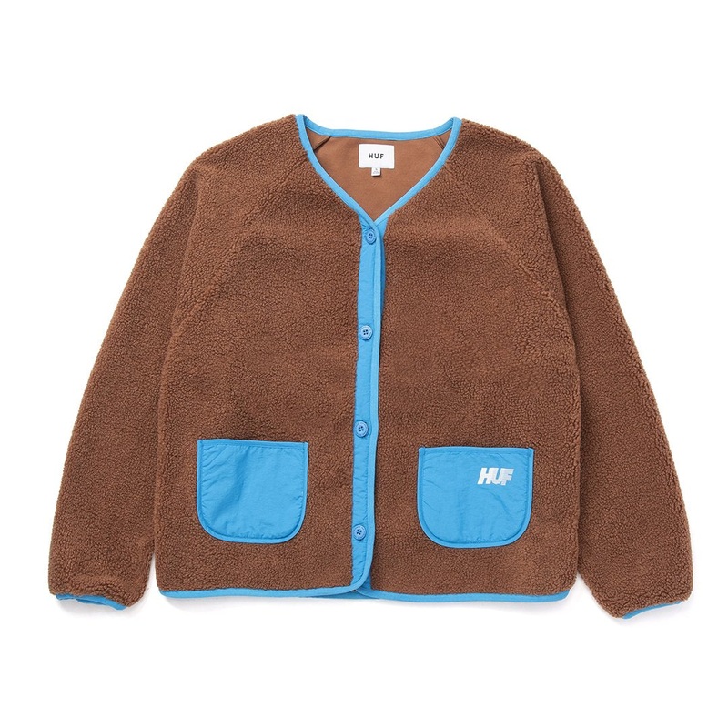 Huf 10k Sherpa Jacket Dust Brown XS Dust Brown
