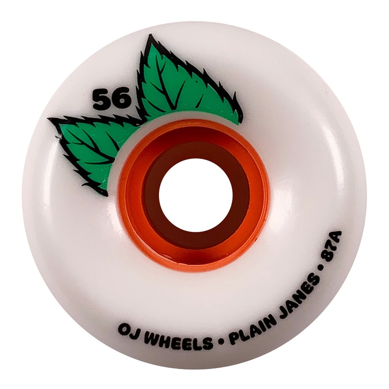 OJ Wheels – 56mm – 87a Plain Jane Keyframe – White