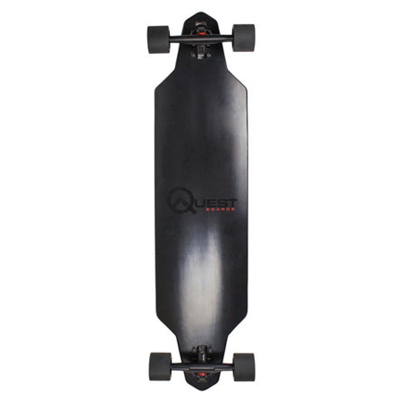 Quest Black Out 40 Drop Through Longboard Complete