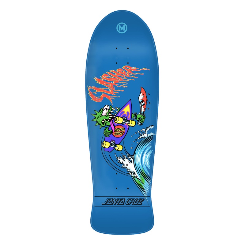 SANTA CRUZ KEITH MEEK OG SLASHER BLUE DIP 10.1″ SKATEBOARD DECK