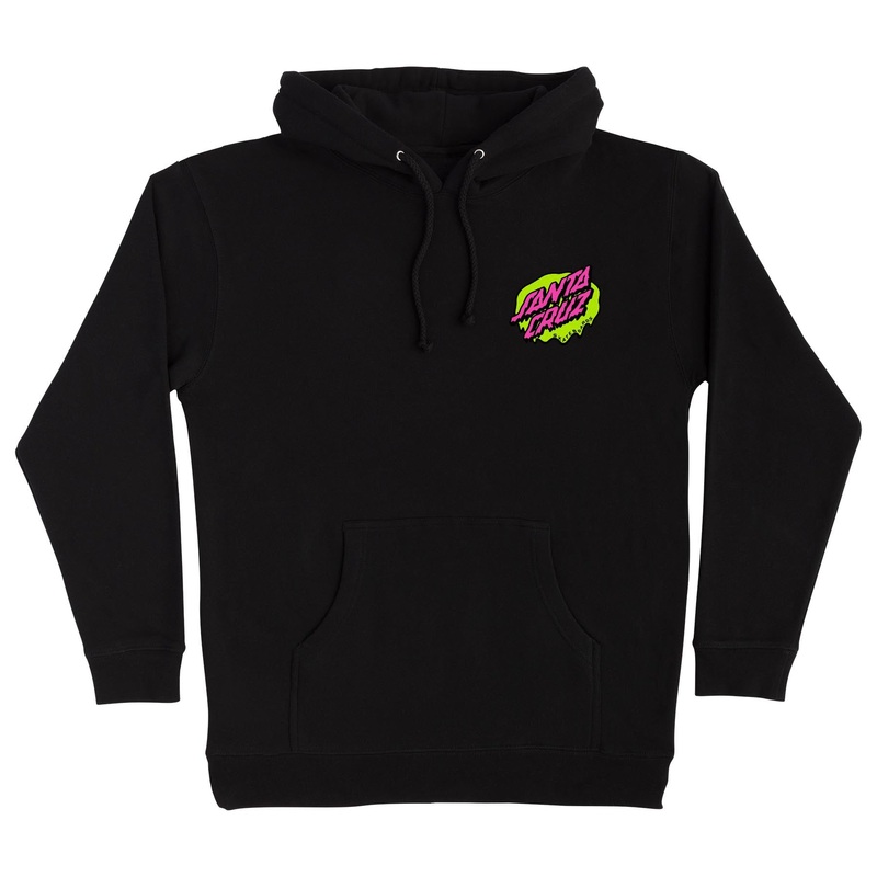 Slime Scream Mens Santa Cruz Hoodie Black S