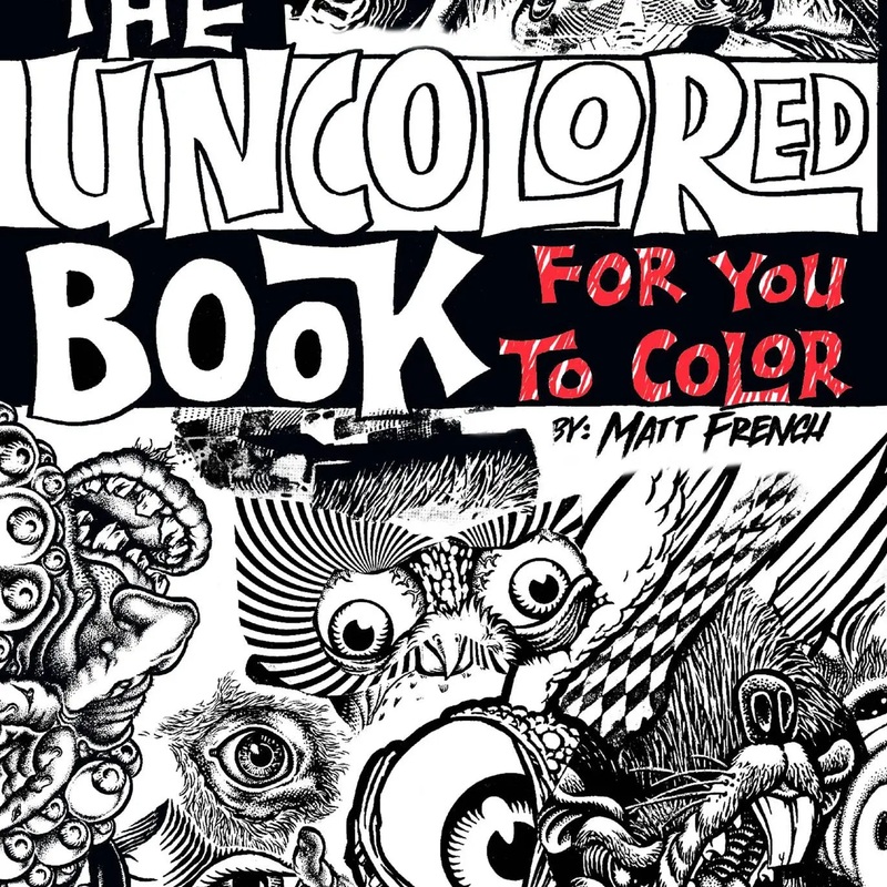 The Uncolored Book For You To Color
