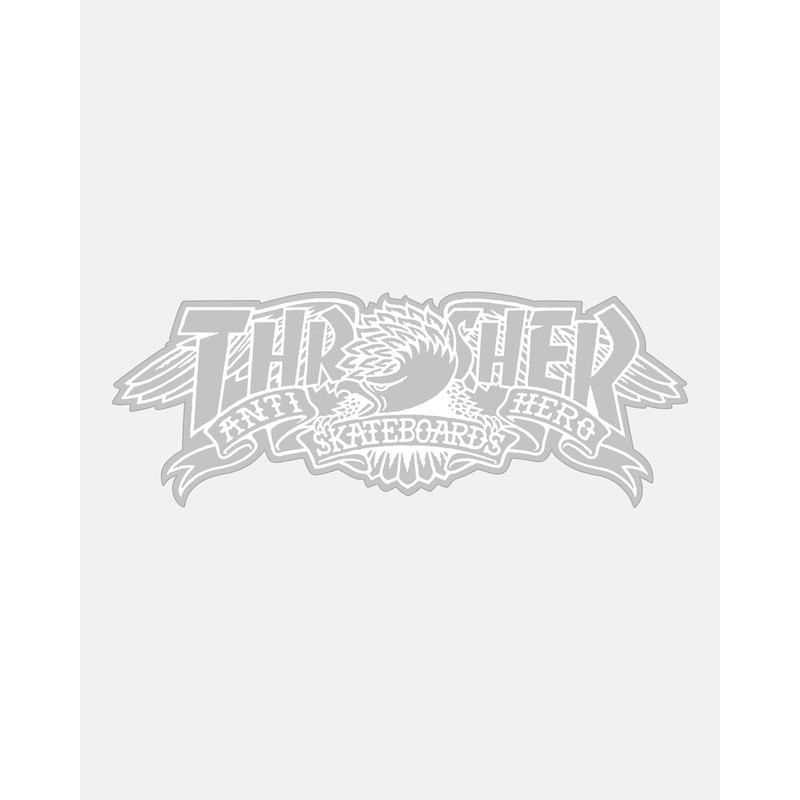 THRASHER X ANTI-HERO MAG BANNER 8″ STICKER