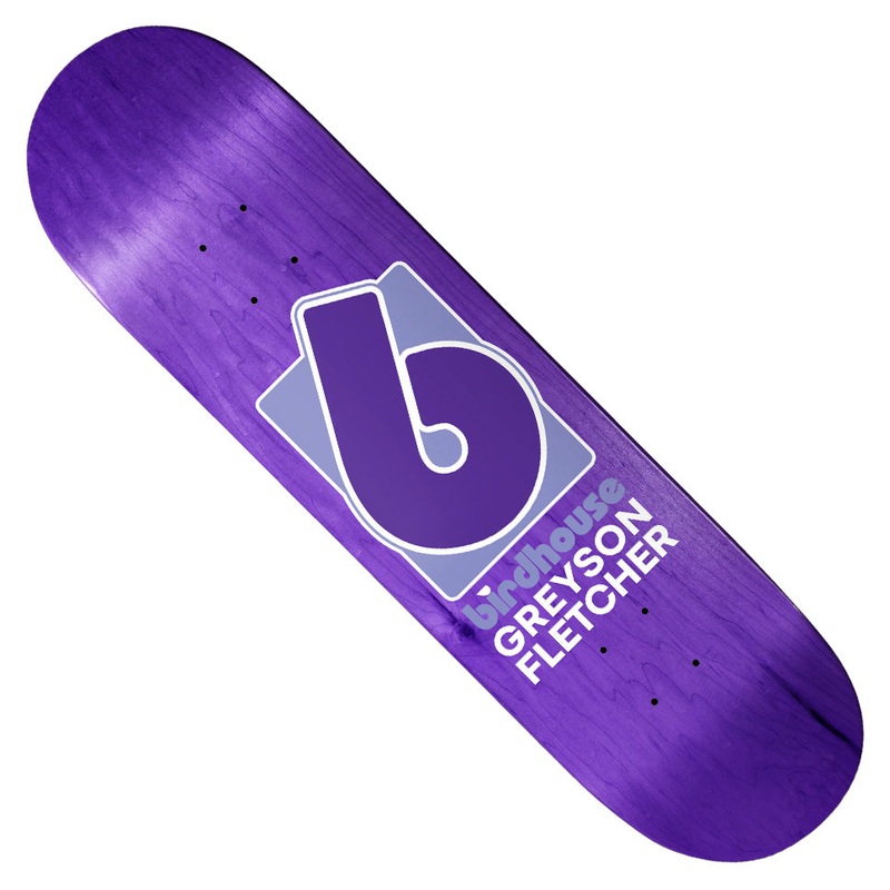 Birdhouse Greyson Fletcher Squared Deck Purple 8.625 x 32.5 WB:14.75