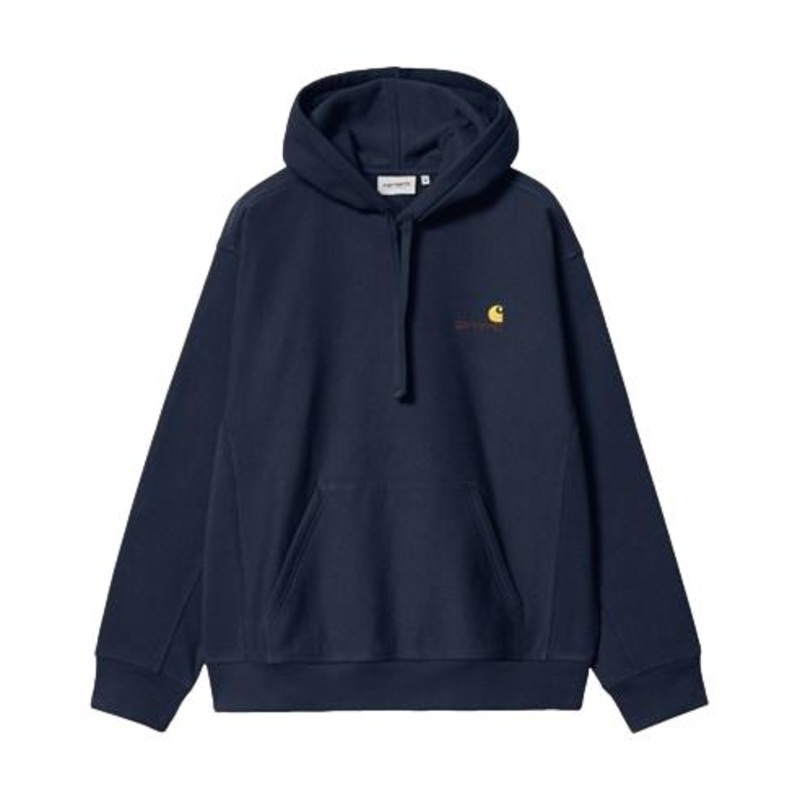 Carhartt WIP Hooded American Script Sweat Air Force Blue M