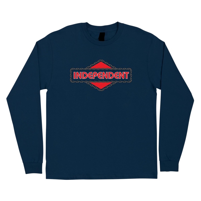 Chain Breaker Mens Independent Longsleeve T-Shirt Navy S