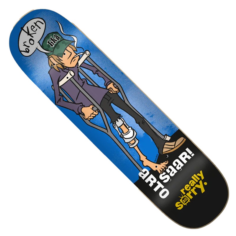 Flip Arto Saari Really Sorry 20th Anniversary Deck Blue 8.4 x 31.73 WB:14.2