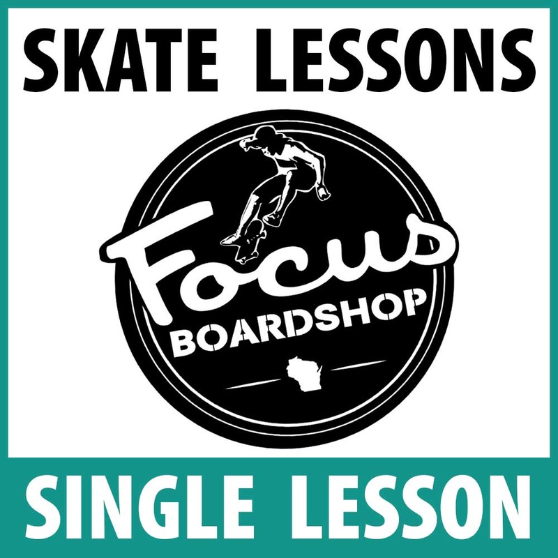 Focus Boardshop One-on-One Skateboard Lesson – Single Session 1 Skater