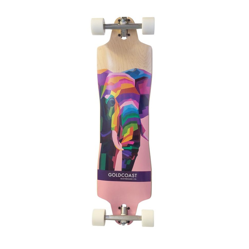 Goldcoast Half Stomped 36″ Drop Through Sport Longboard Complete