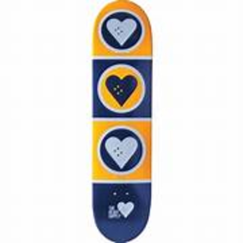 heart supply squad deck – 7.75 blue/yellow