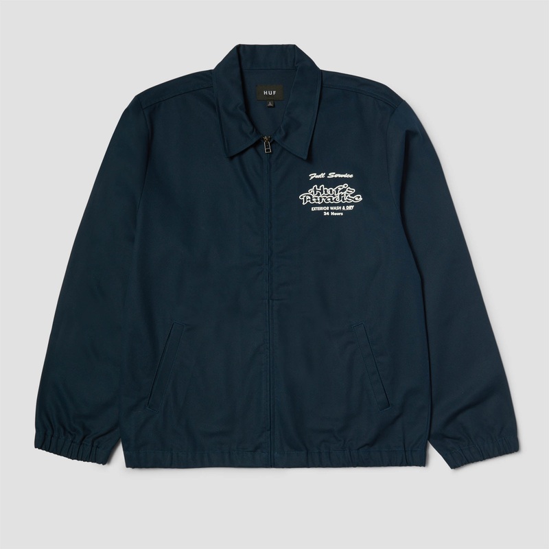 Huf Full Service Shop Jacket Navy Small