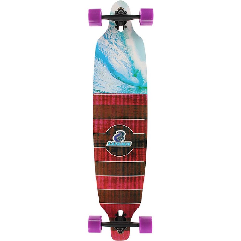 Layback 40″ Pipe Dreams Bamboo Drop Through Longboard Complete Complete