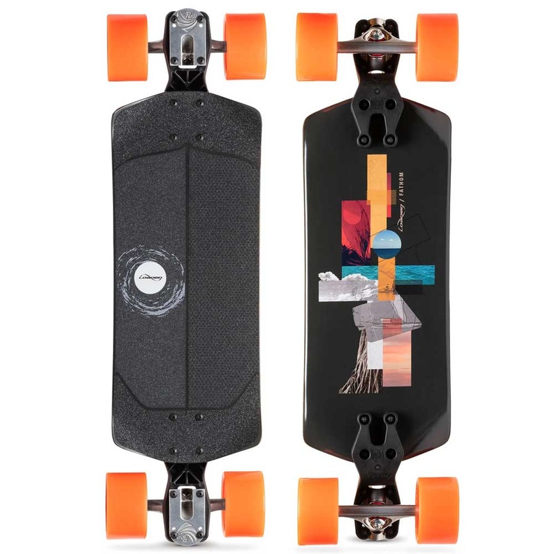 Loaded Fathom Complete Longboard with Orangatang 105mm Dad Bod Wheels or Orangatang 85mm Caguama Wheels Dad Bod 105mm 80a Orangatang Wheels