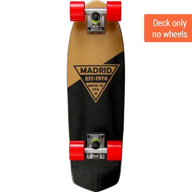 Madrid Party 24″ Gold Cruiser Deck Deck