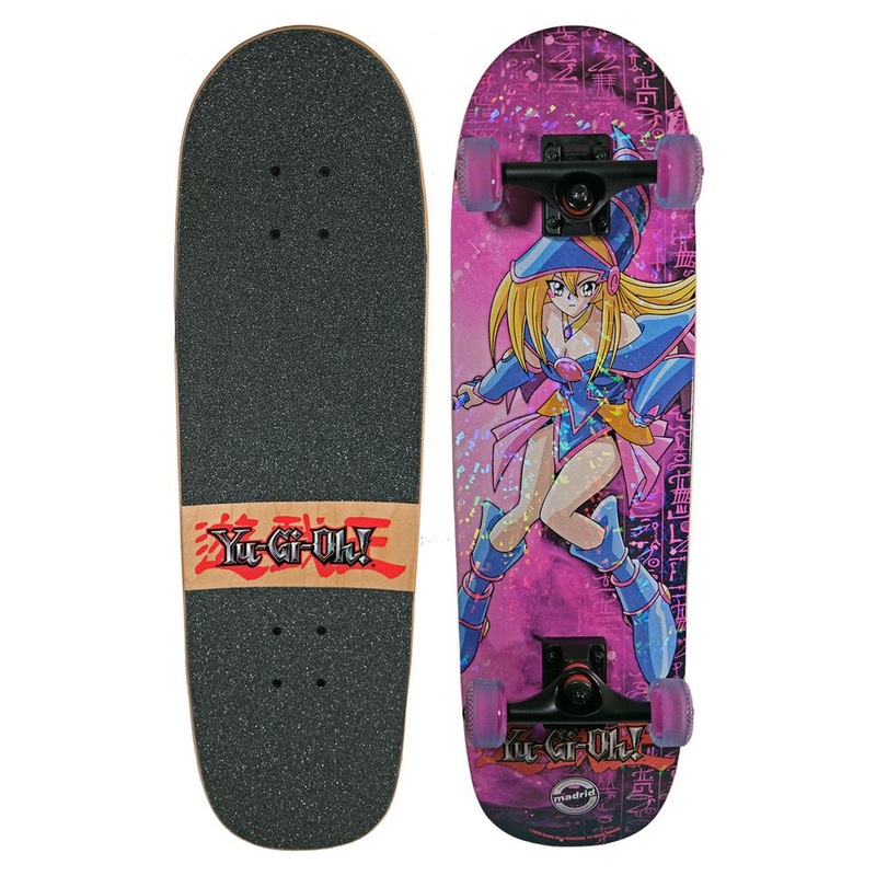 Madrid x Yu-Gi-Oh! Dark Magician Girl Grub 29.5″ Cruiser Skateboard Grub 8.2″x 29.5″ / Complete
