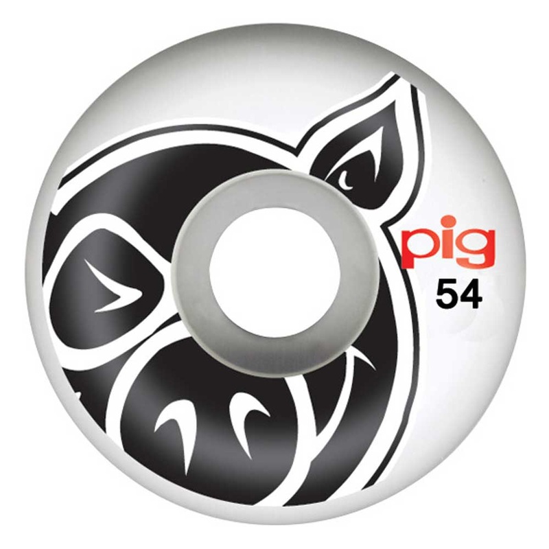 Pig 101a Head Proline Skateboard Wheels 54mm White