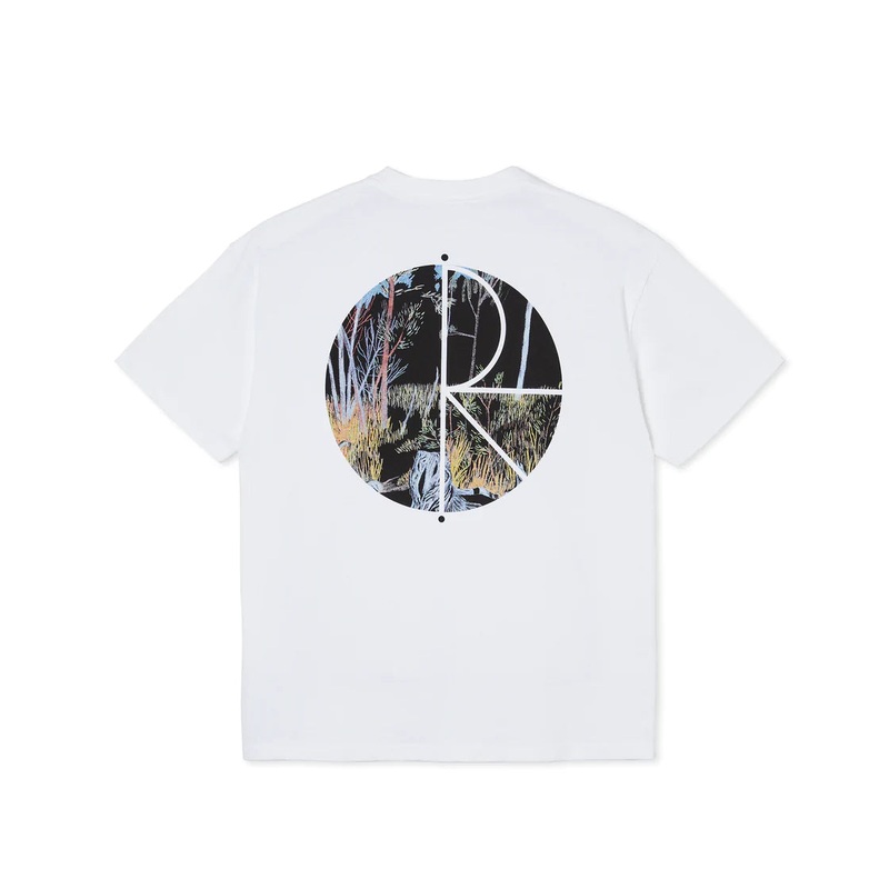 POLAR FOREST FILL LOGO T SHIRT WHITE S