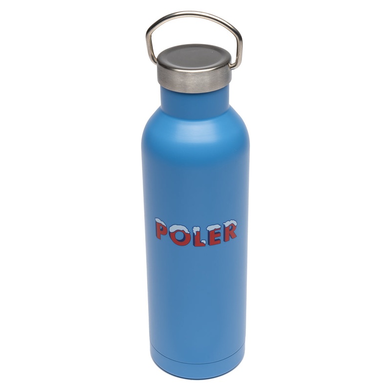 Poler Insulated Water Bottle Pop Blue