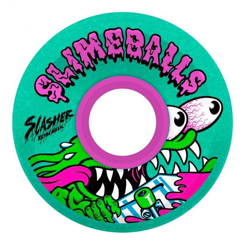Santa Cruz – 60mm – 78a Meek Slasher OG Slime Balls Wheels – Slime Green 60mm