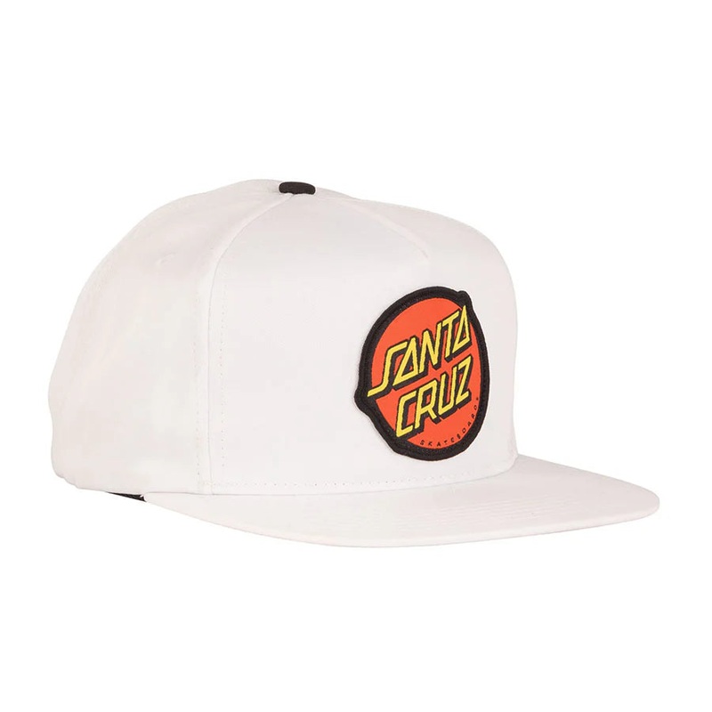 Santa Cruz Hat Classic Snapback White OS