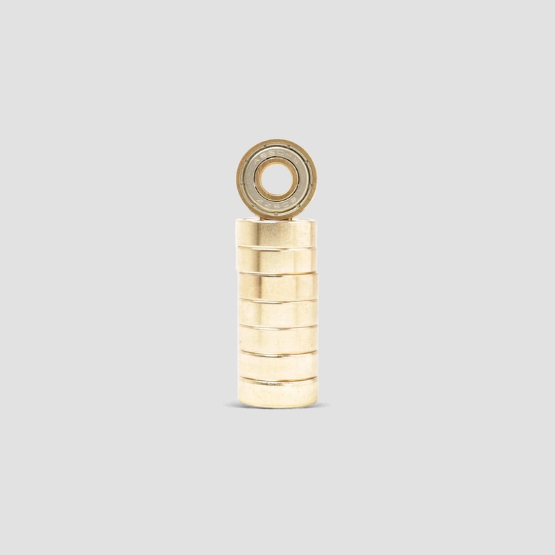 Slam City Skates Gold Chrome ABEC 5 Skateboard Bearing